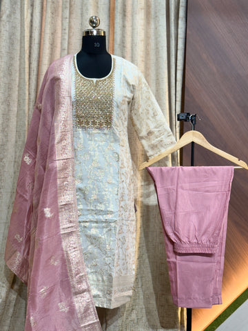 S001  - Kurti with Pant and Dupatta