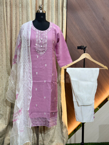 B994  - Kurti with Pant and Dupatta