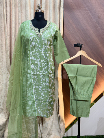 B996  - Kurti with Pant and Dupatta