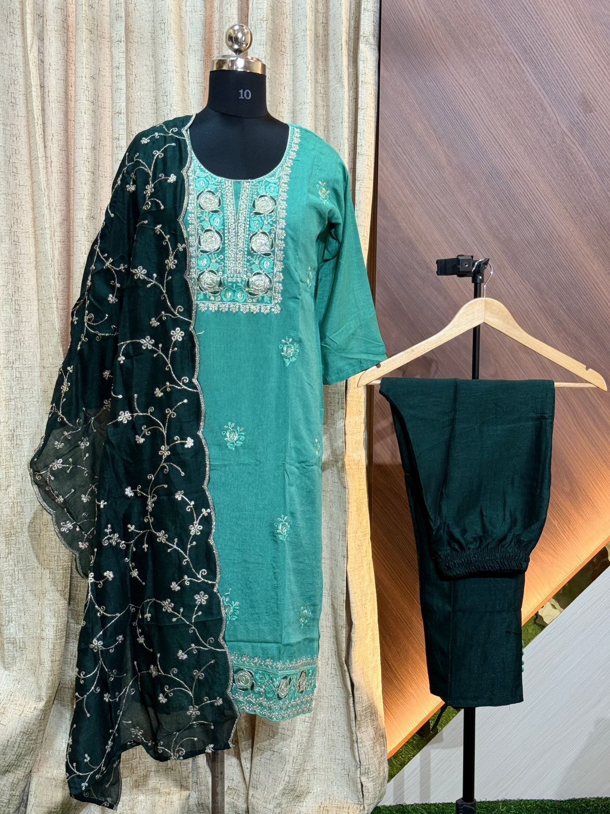 B997  - Kurti with Pant and Dupatta