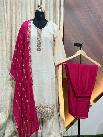 B986  - Kurti with Pant and Dupatta