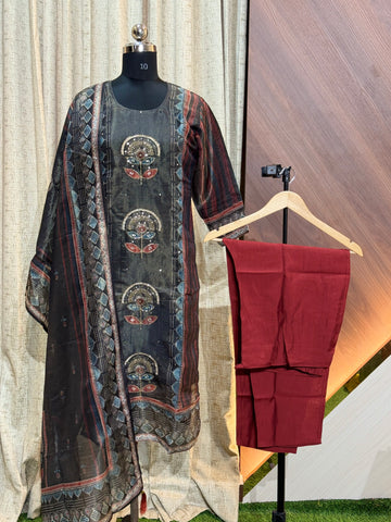 S027 - Kurti with Pant and Dupatta