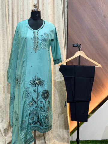 S125 - Kurti with Pant and Dupatta