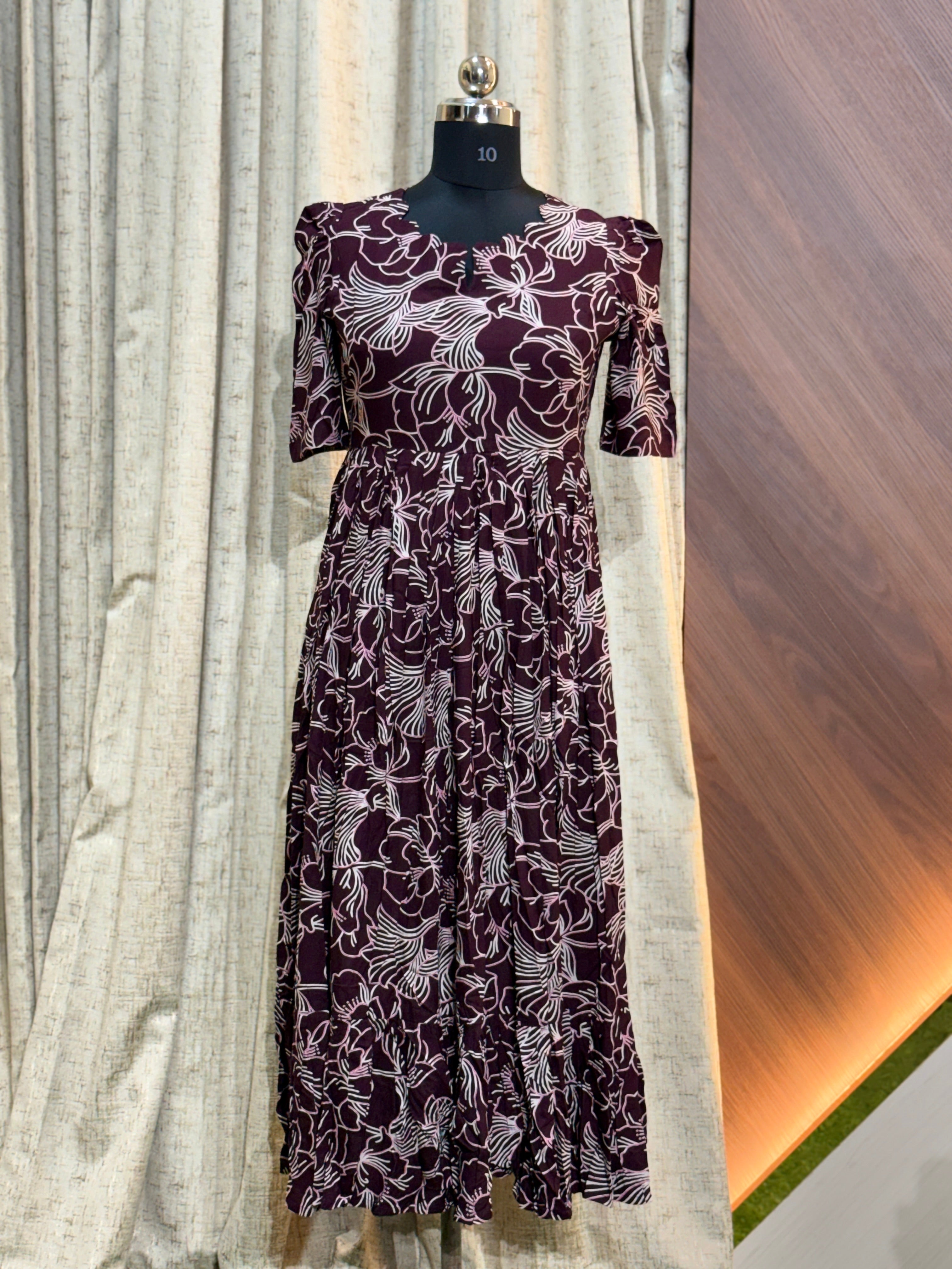 9357 - Fit & Flared Frock