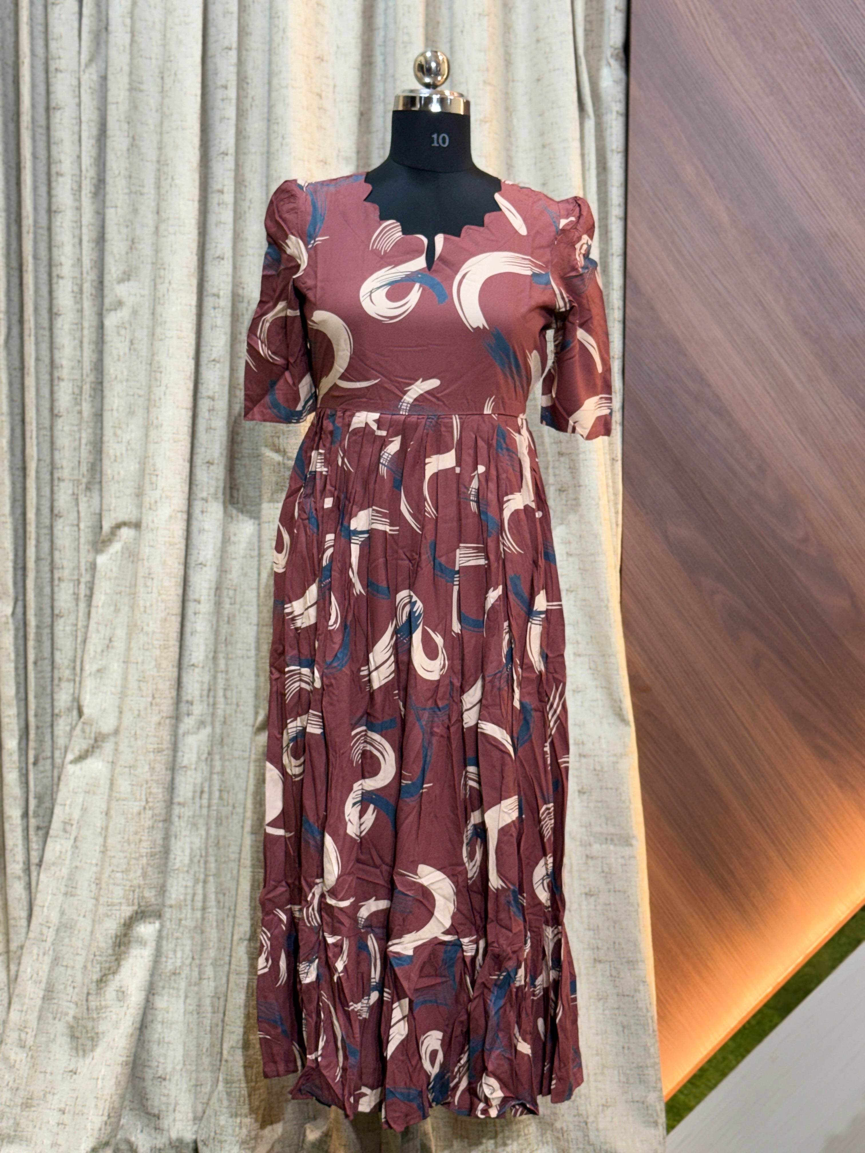 9358 - Fit & Flared Frock