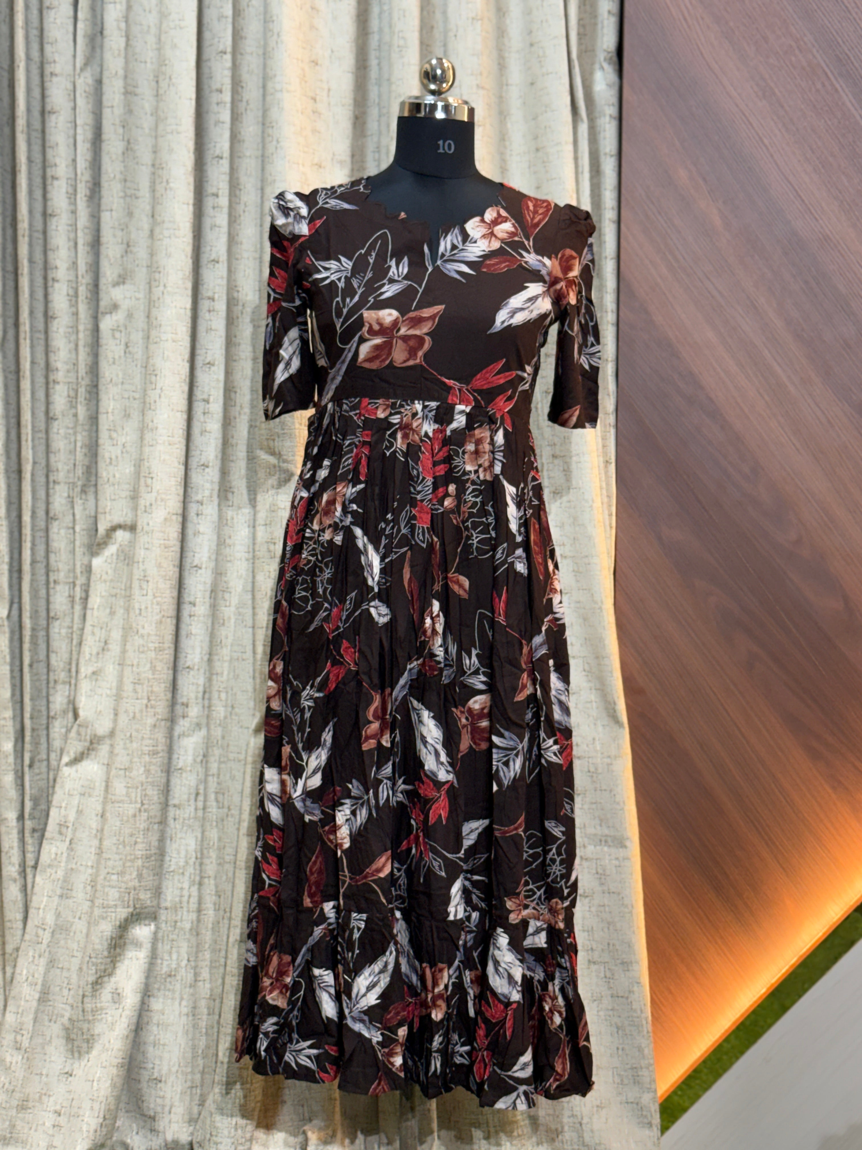 9365 - Fit & Flared Frock