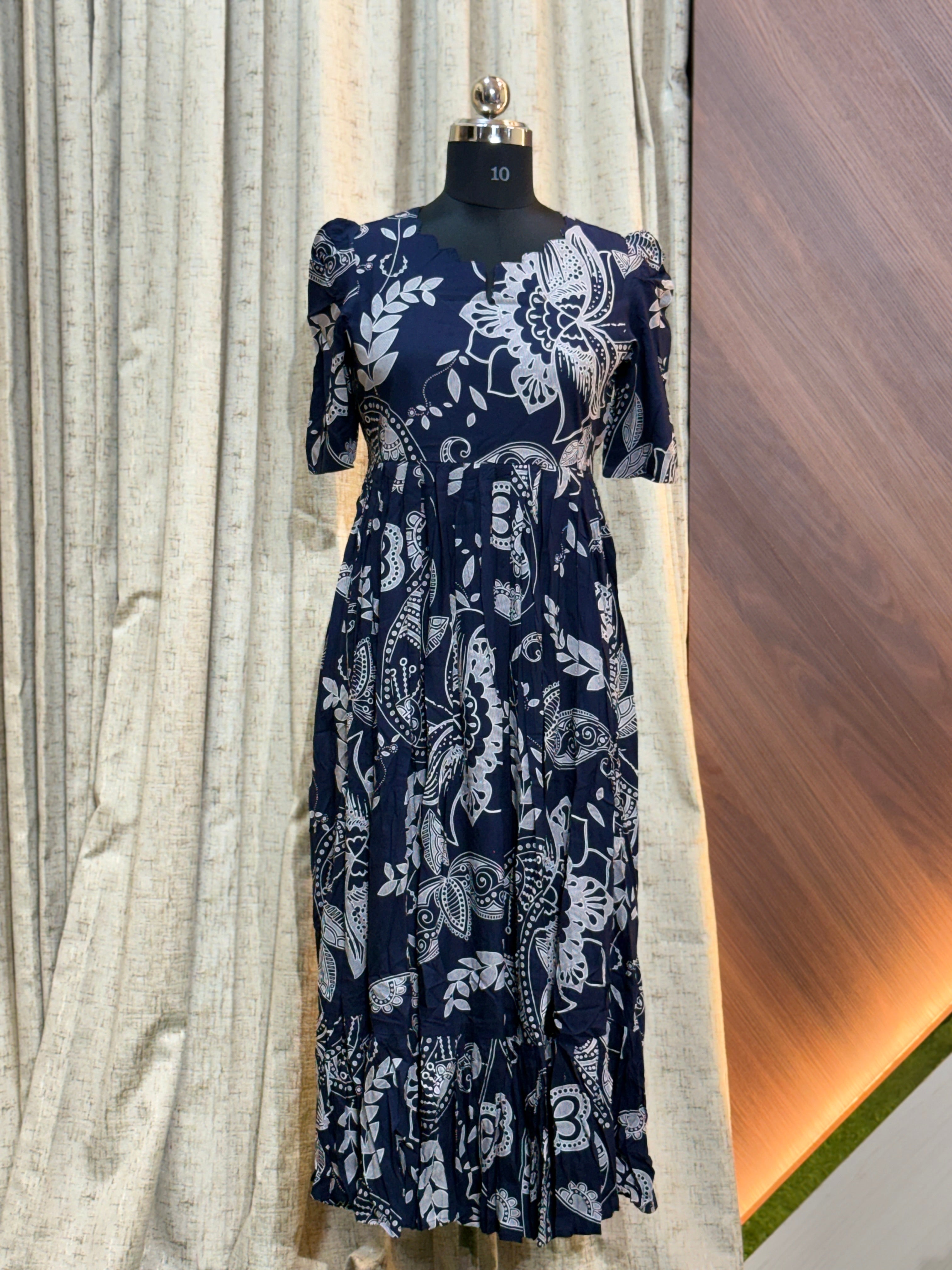 9373 - Fit & Flared Frock
