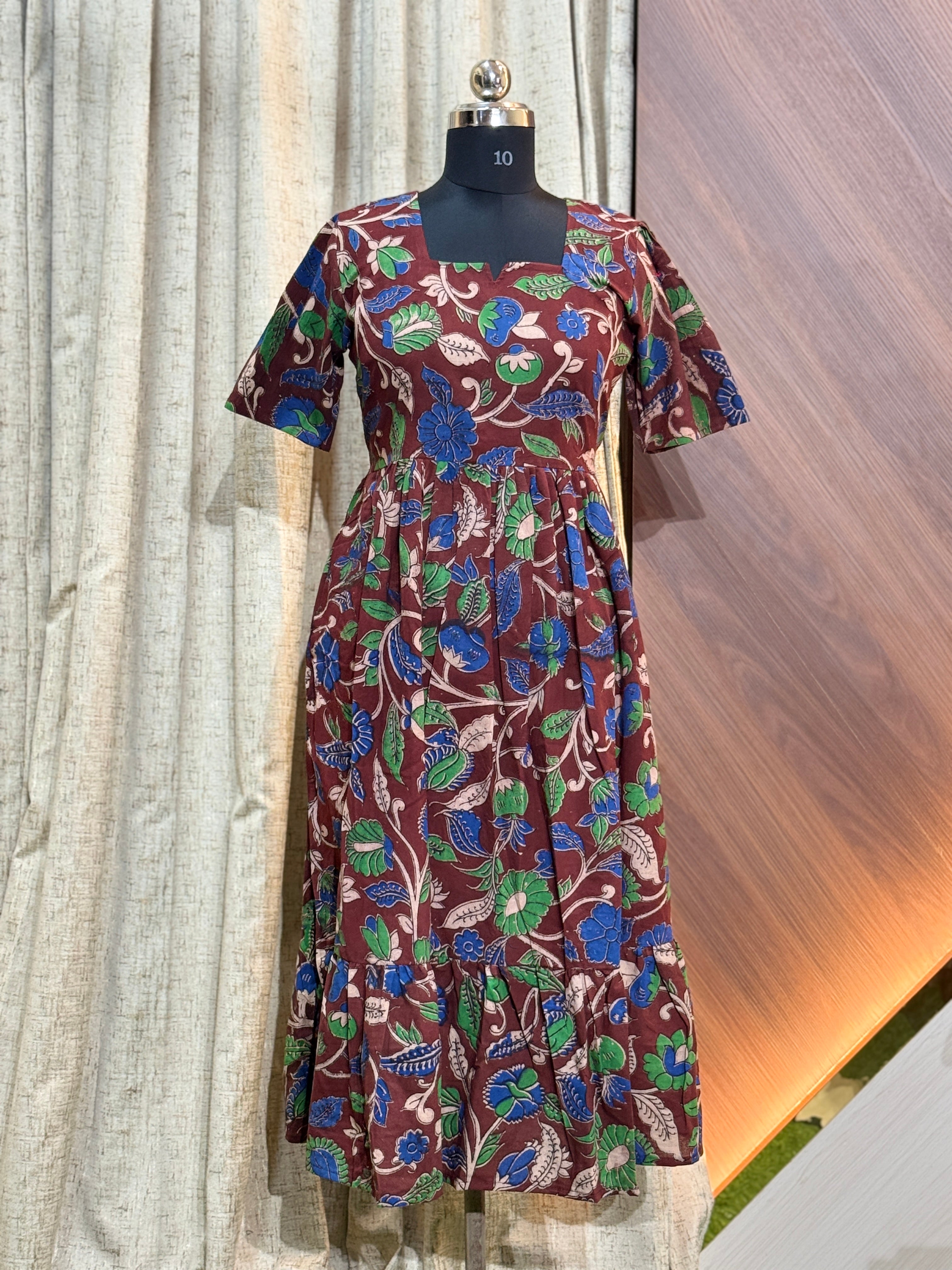 9381 - Kalamkari  Frock