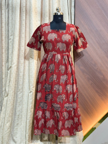 9385 - Kalamkari  Frock