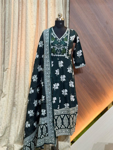 9453 -  Anarkali kurtis with duppatta