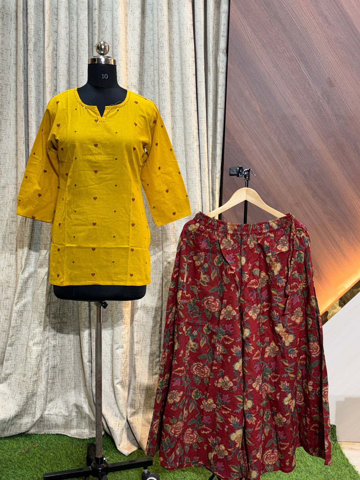 S203 - Elephant Palazzo with Short Kurti