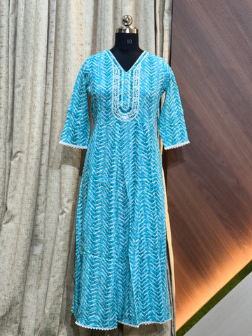 9582 -  Anarkali Kurtis