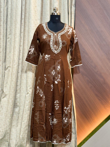 9583 -  Anarkali Kurtis