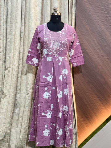 9588 -  Anarkali Kurtis