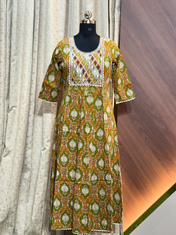 9591 -  Anarkali Kurtis
