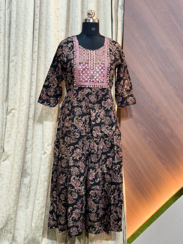 9592 -  Anarkali Kurtis