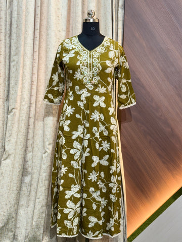 9594 -  Anarkali Kurtis