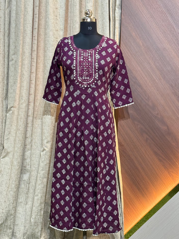 9579 -  Anarkali Kurtis