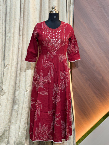 9572 -  Anarkali Kurtis