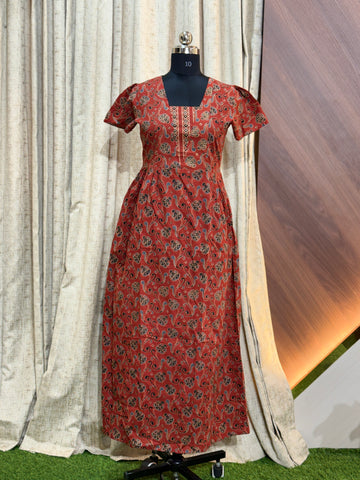 9607 - Frock Style Nighty