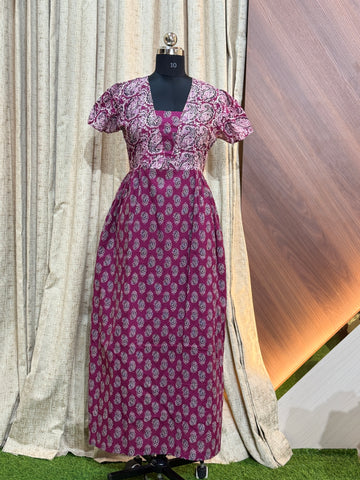 9613 - Frock Style Nighty