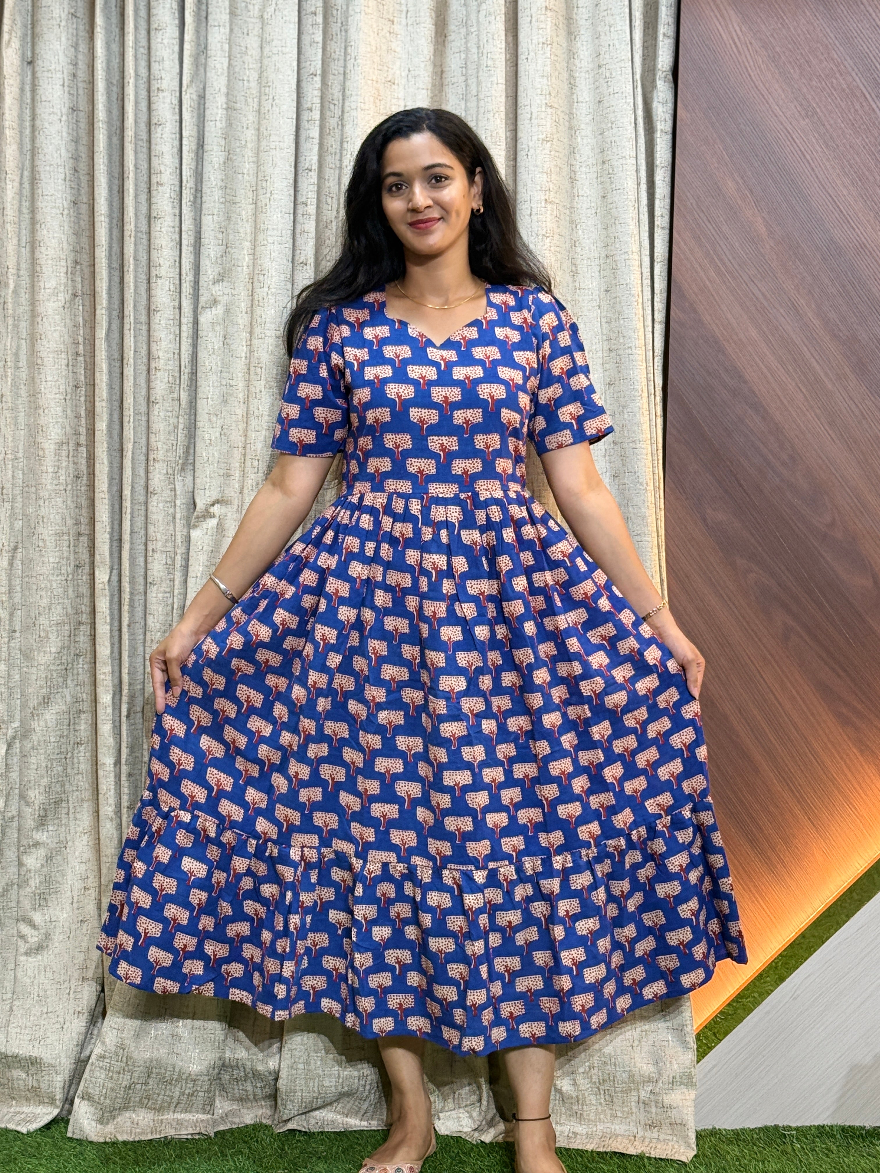 9642 - Kalamkari  Frock