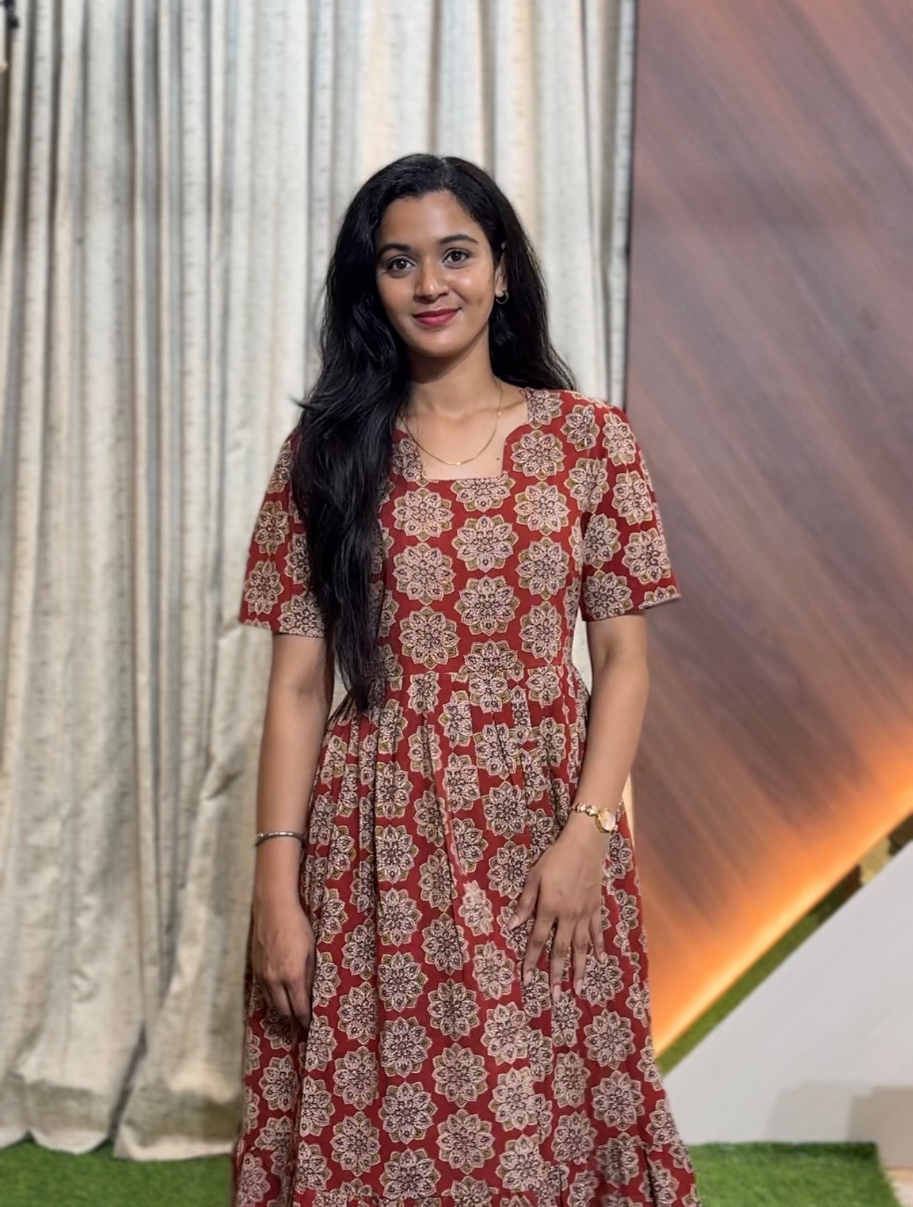 9643 - Kalamkari  Frock