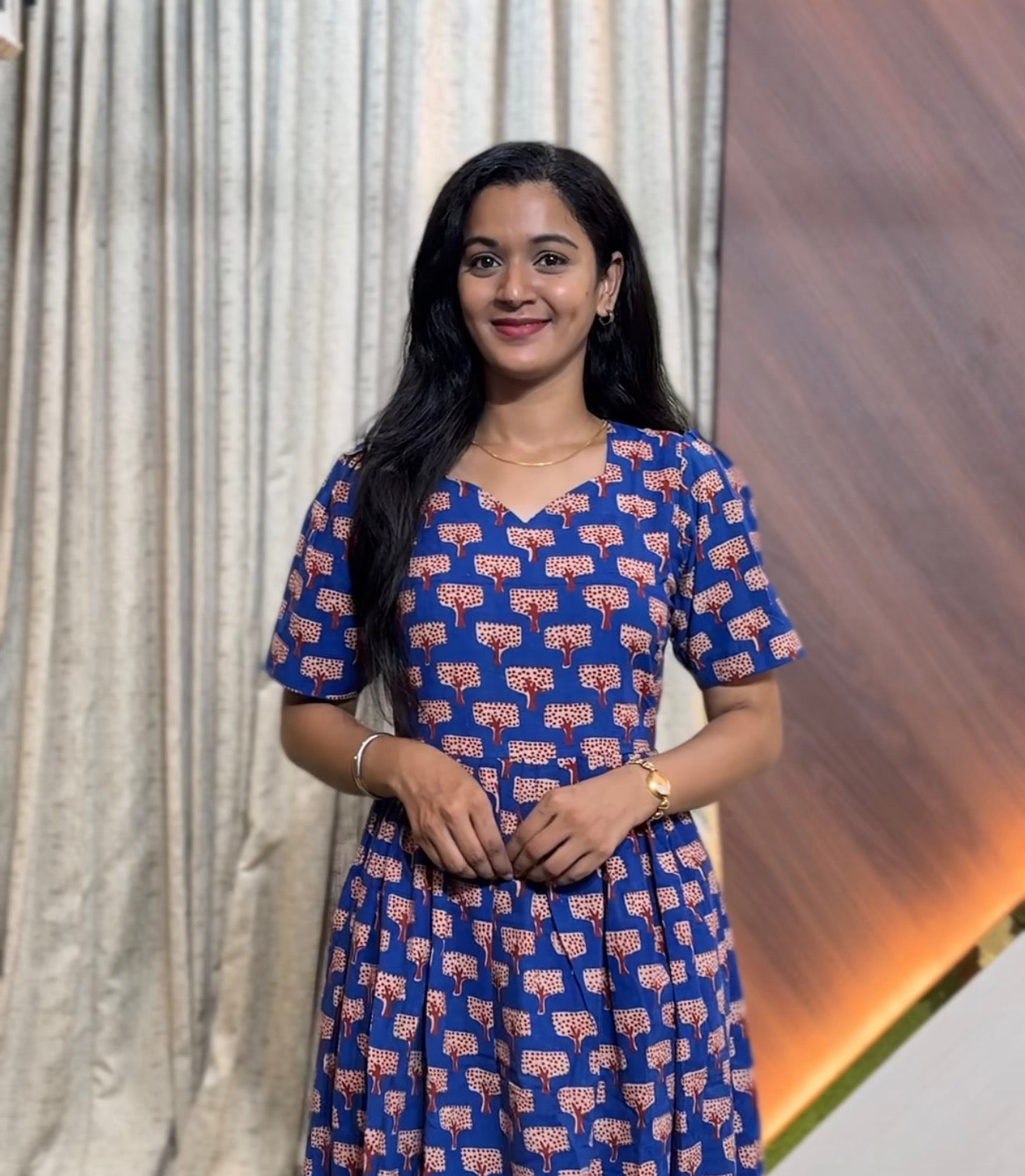 9642 - Kalamkari  Frock