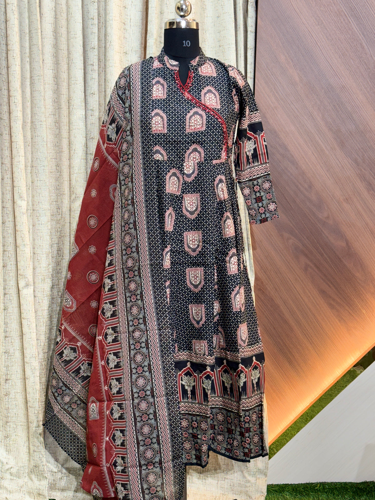 S338  -  Anarkali kurtis with duppatta
