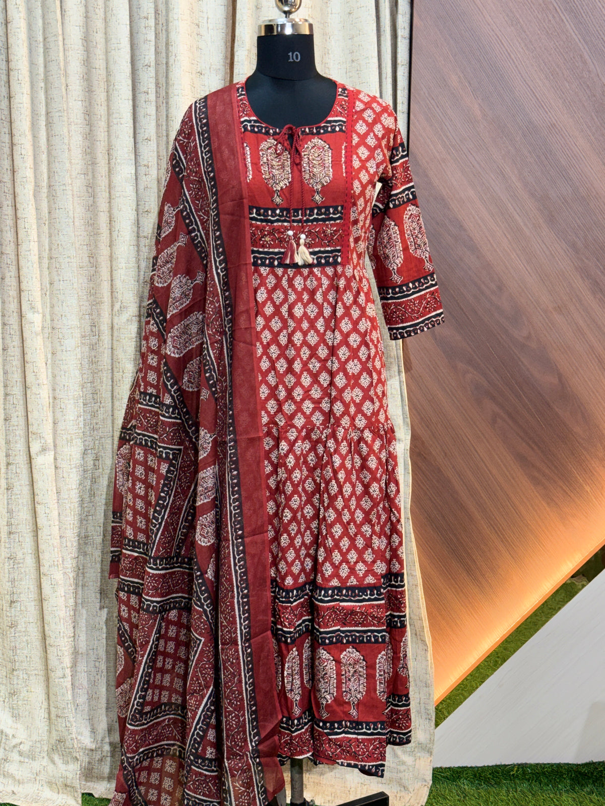 S337  -  Anarkali kurtis with duppatta