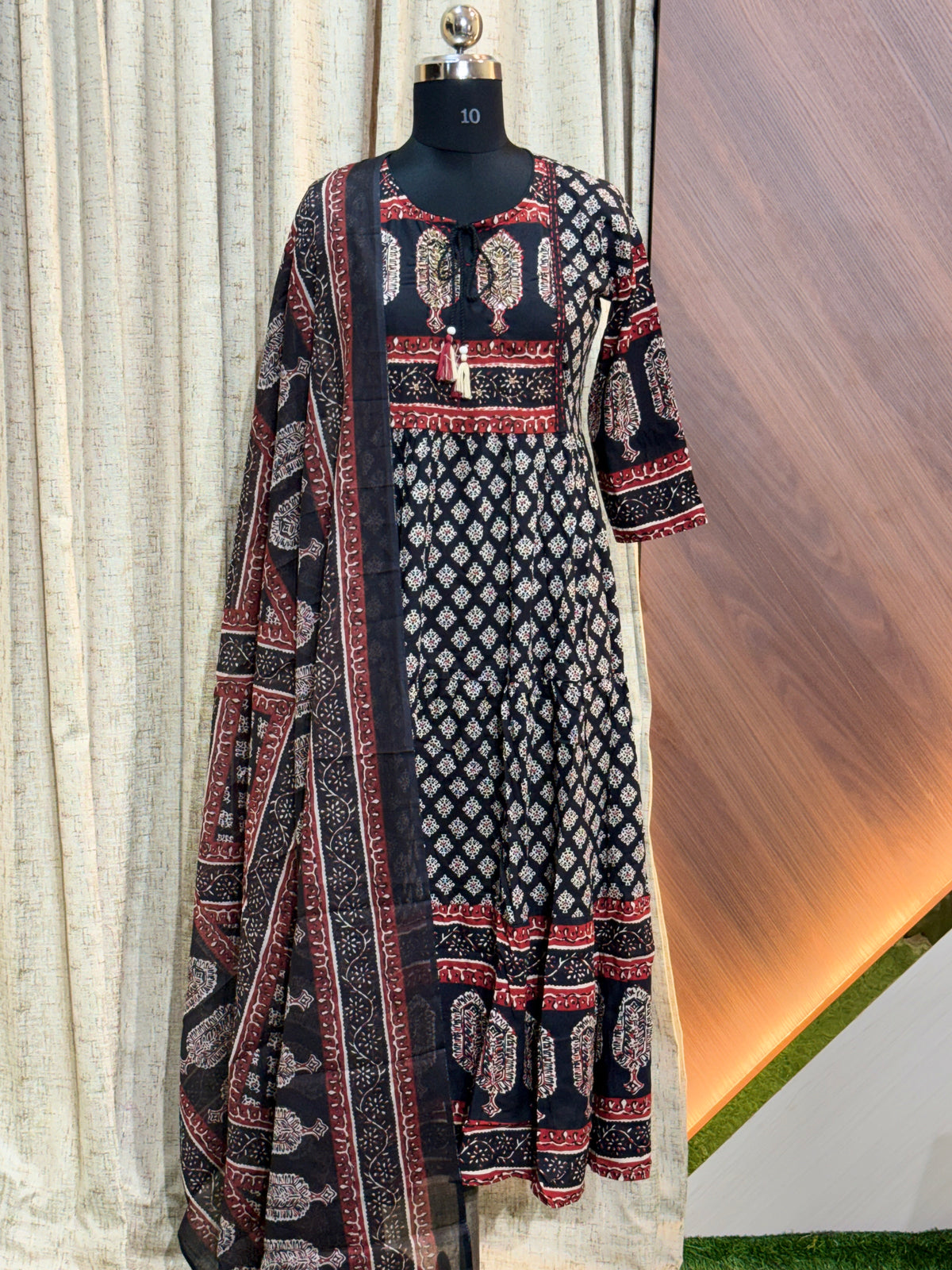 S336  -  Anarkali kurtis with duppatta