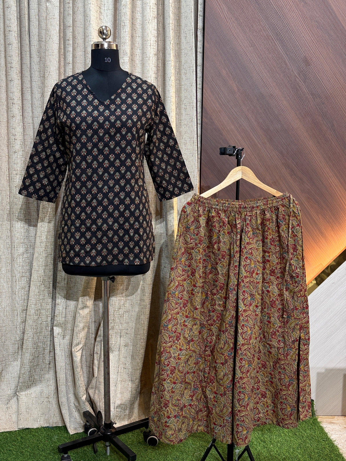 S292 - Elephant Palazzo with Short Kurti