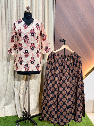 S293 - Elephant Palazzo with Short Kurti