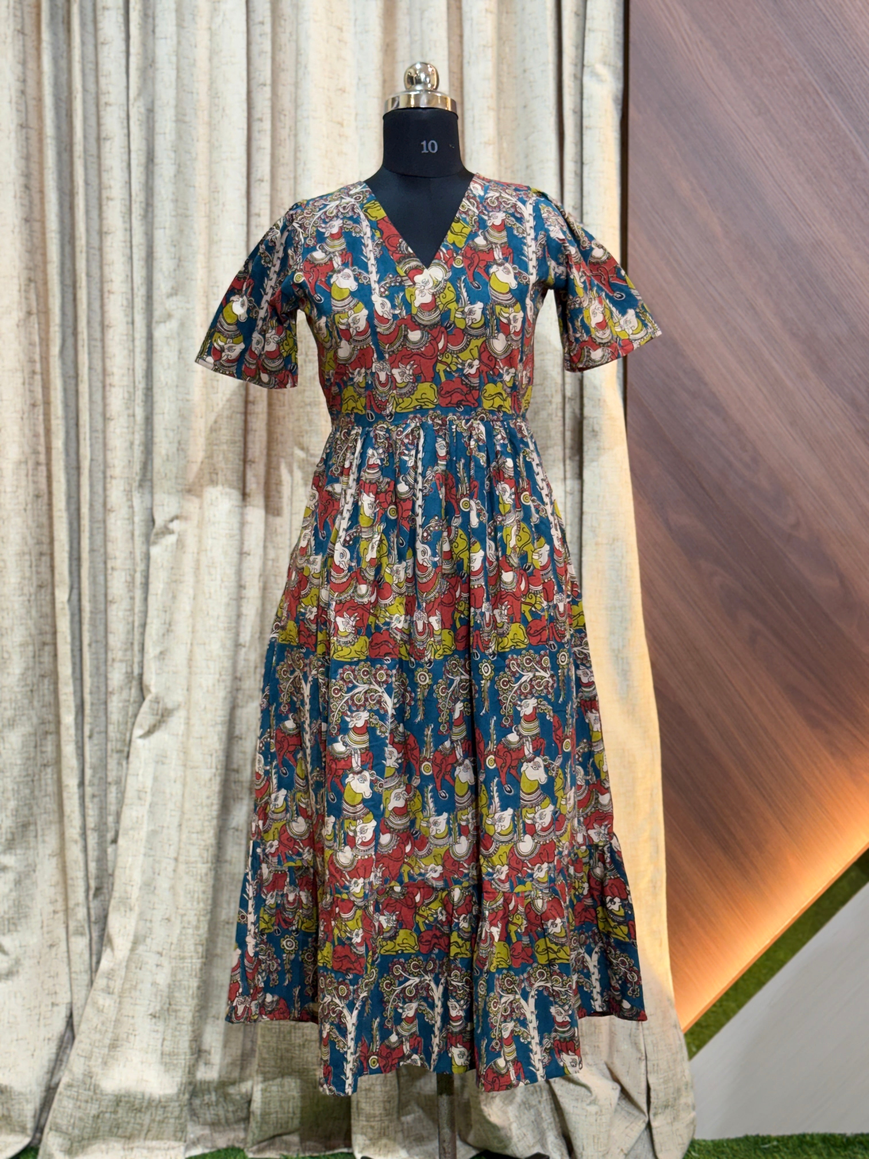 9683 - Kalamkari  Frock