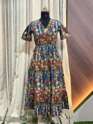 9683 - Kalamkari  Frock