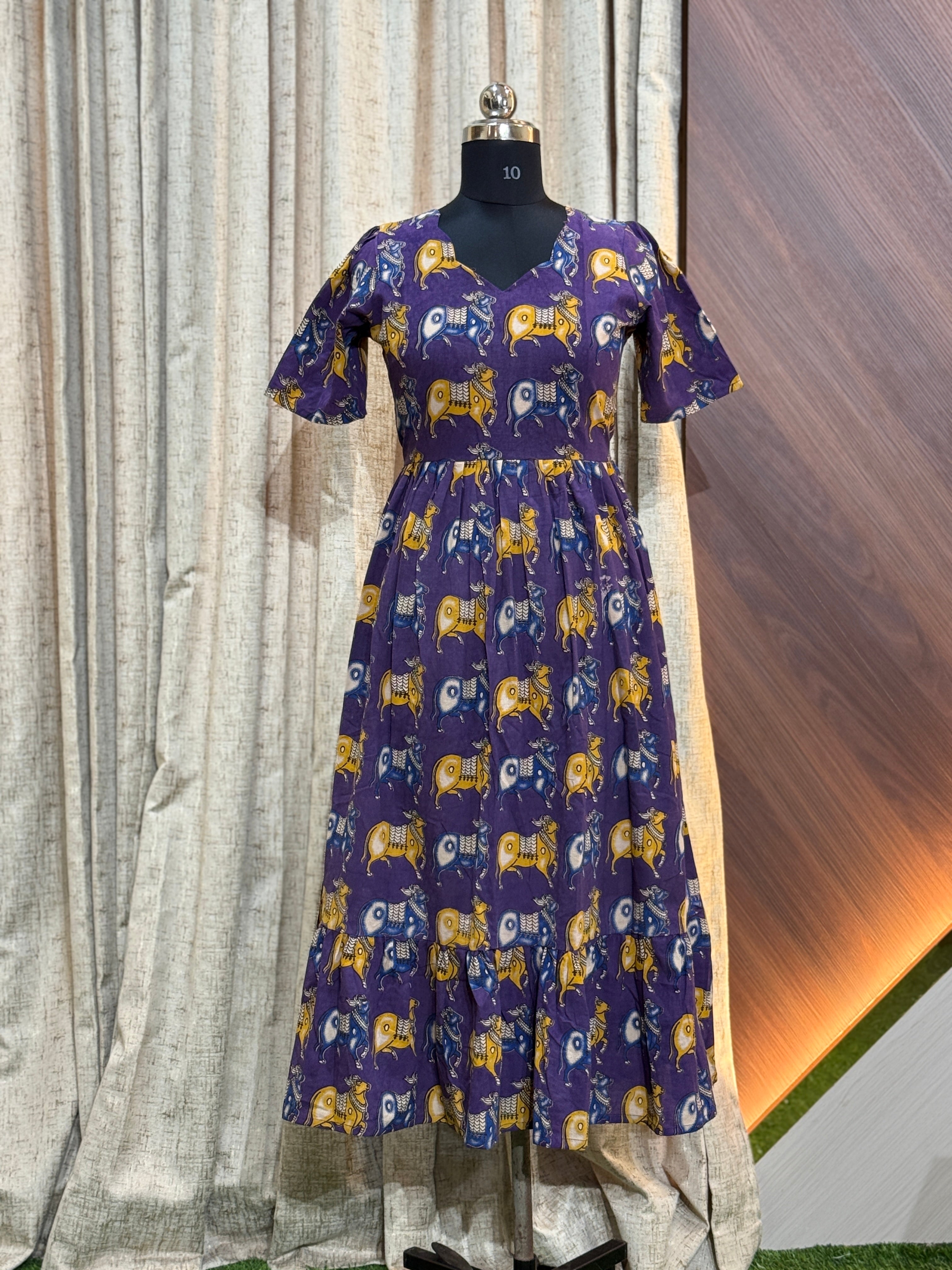 9684 - Kalamkari  Frock