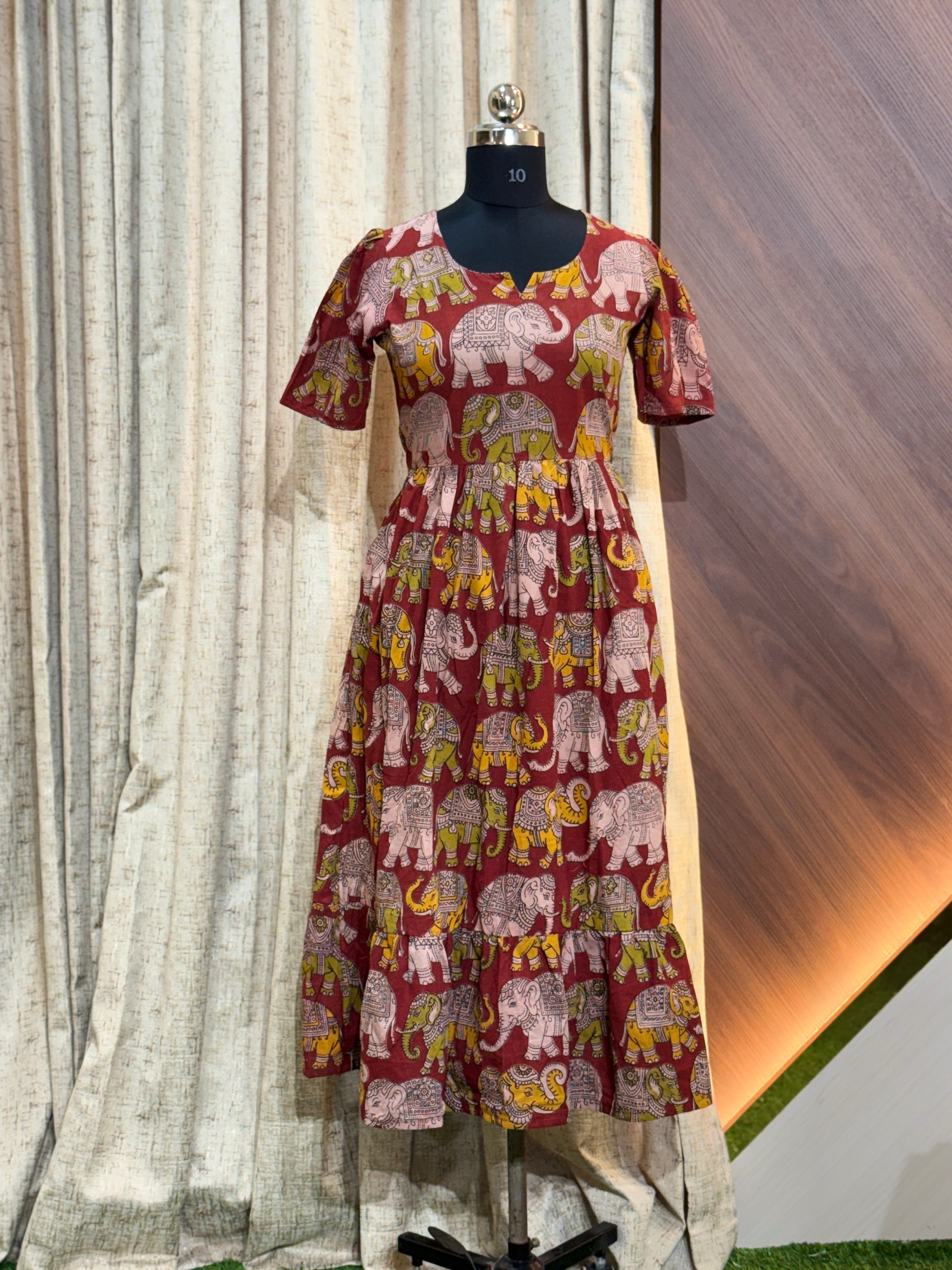 9685 - Kalamkari  Frock
