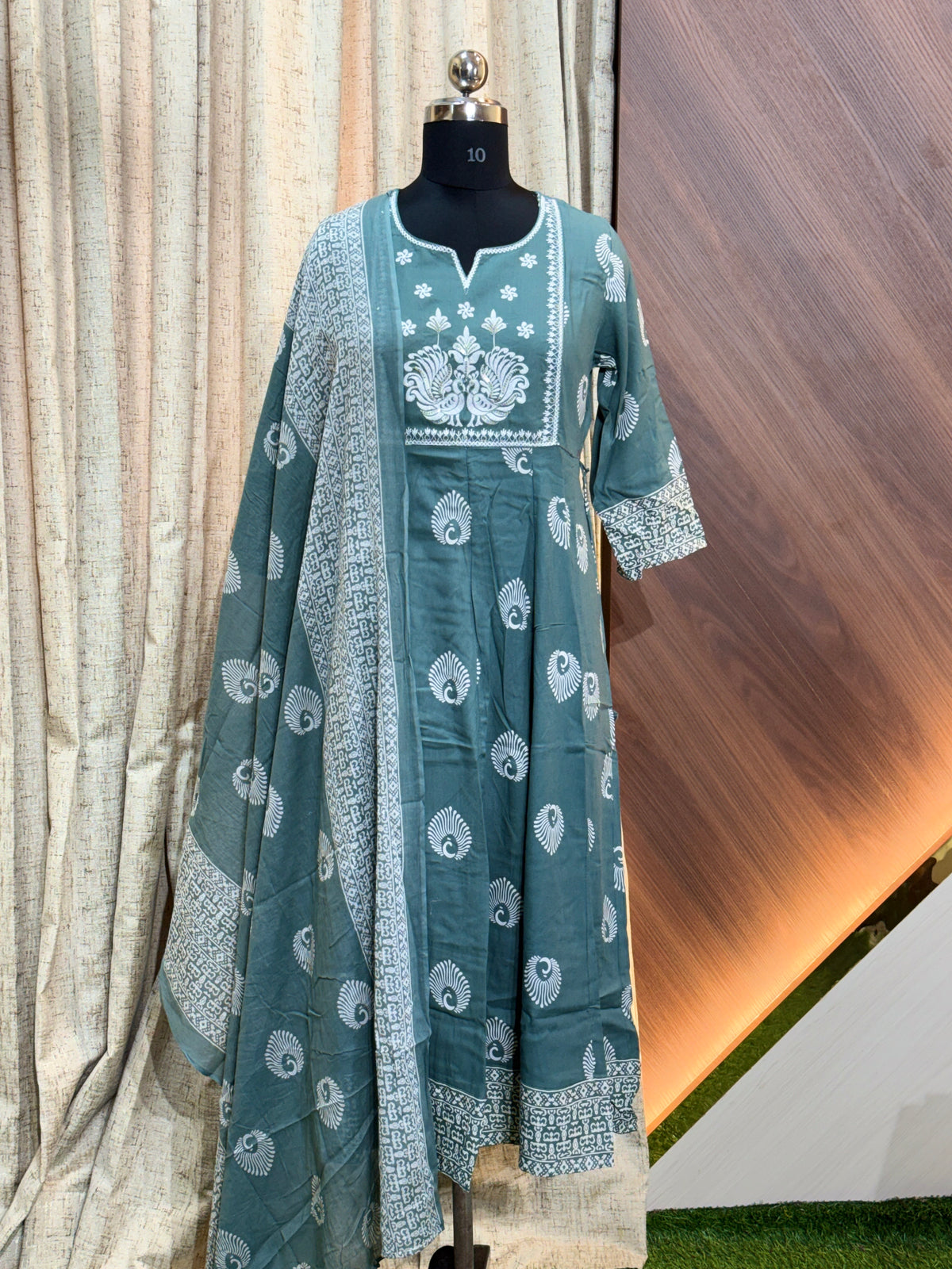 S342 -  Anarkali kurtis with duppatta