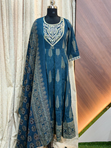 S347  -  Anarkali kurtis with duppatta