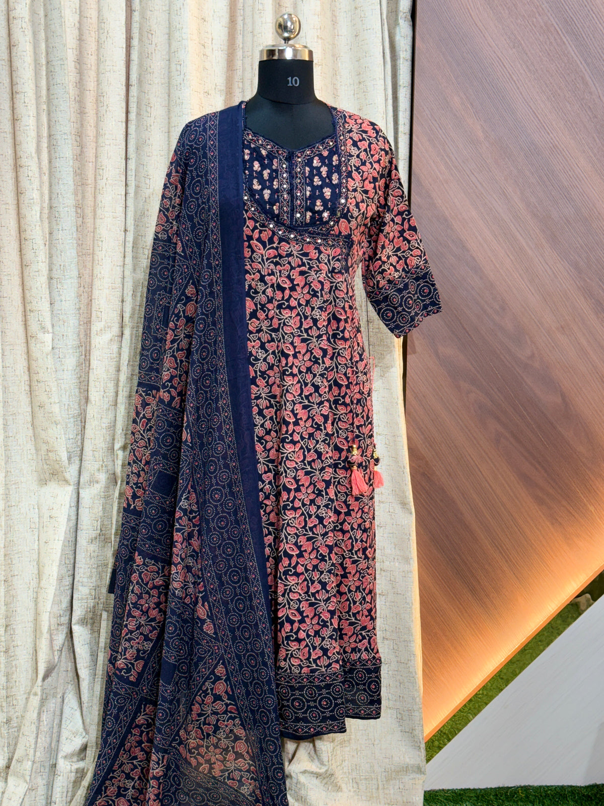 S349 -  Anarkali kurtis with duppatta