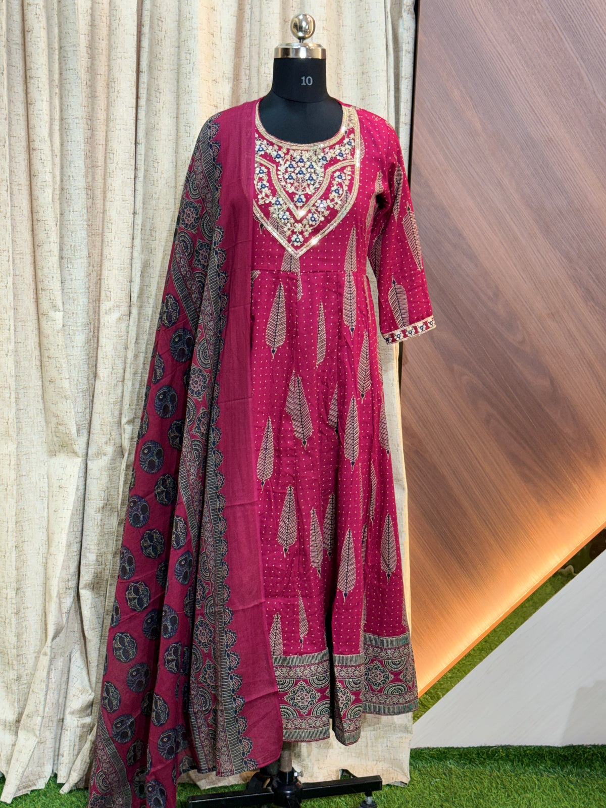 S335  -  Anarkali kurtis with duppatta