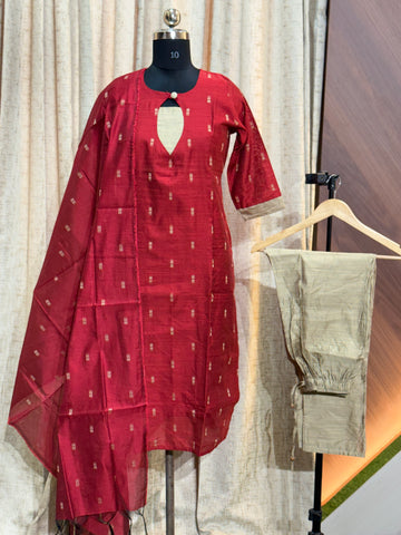 S370  - Kurti with Pant and Dupatta