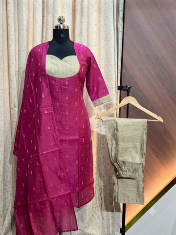 S379  - Kurti with Pant and Dupatta