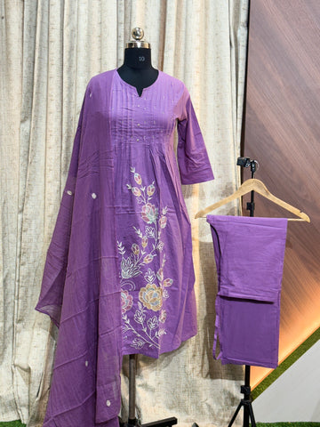 9976  - Kurti with Pant and Dupatta