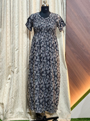 A015 - Alpine Nighties  ( Navy Blue )