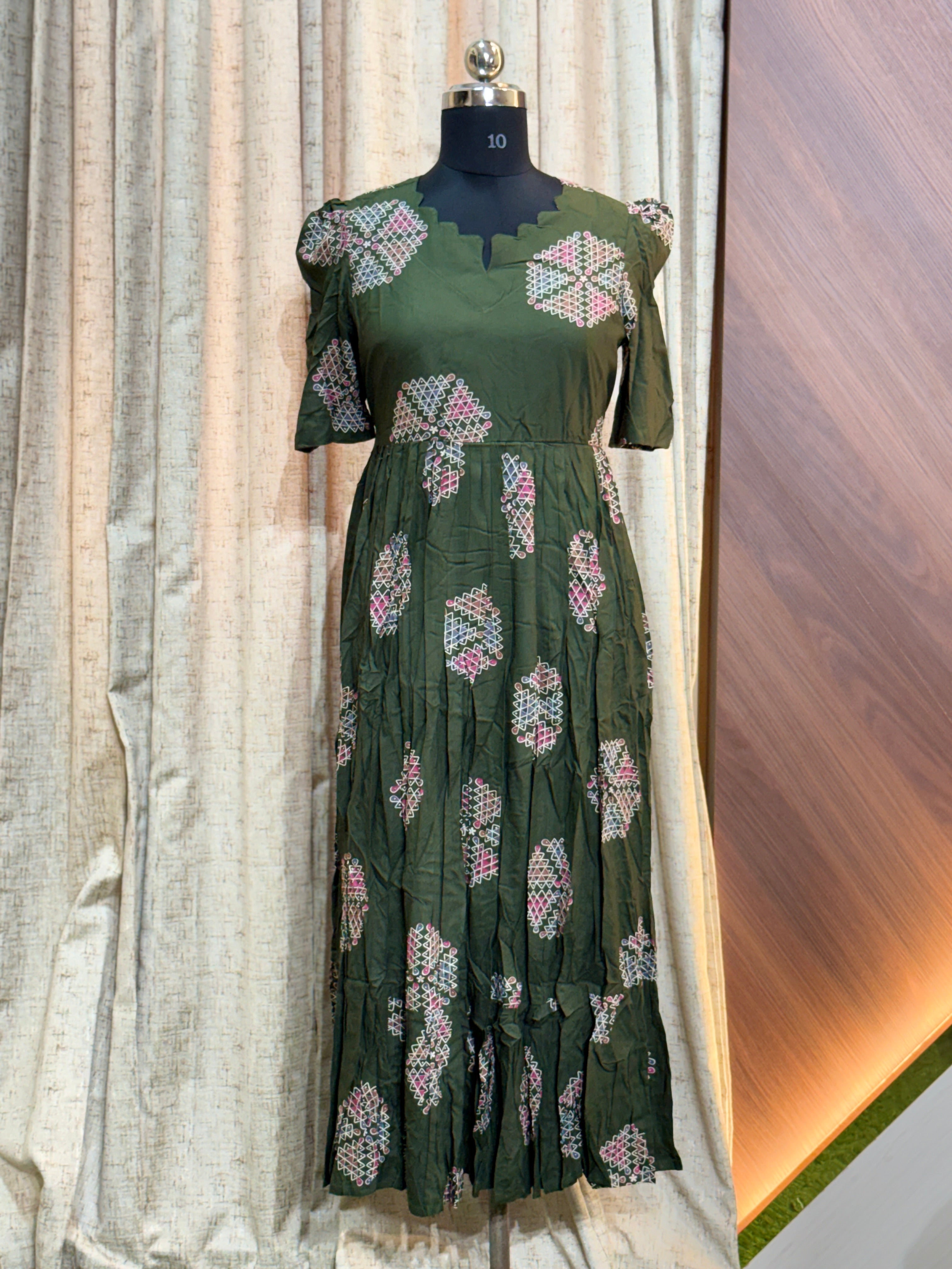 A102 - Fit & Flared Frock