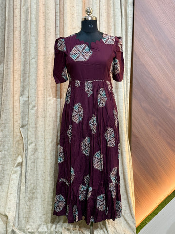 A104 - Fit & Flared Frock