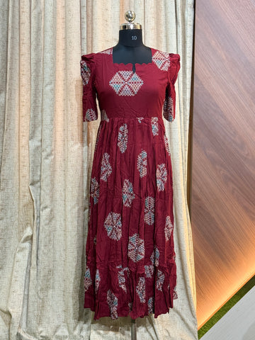 A105 - Fit & Flared Frock