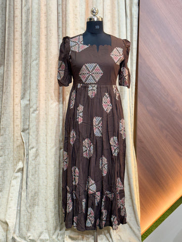 A106 - Fit & Flared Frock