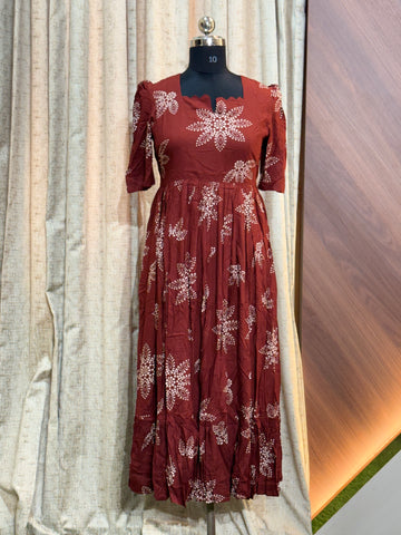 A107 - Fit & Flared Frock